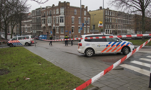 4 februari Man beschoten vanuit auto Heemraadssingel Rotterdam