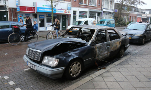16 februari Twee voertuigen in een nacht uitgebrand in Schiedam