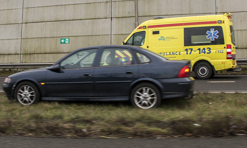 17 februari Aanrijding tussen twee voertuigen A20 Vlaardingen