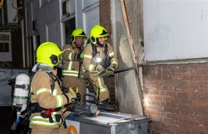 Brandweer Sommelsdijk in actie in Schiedam