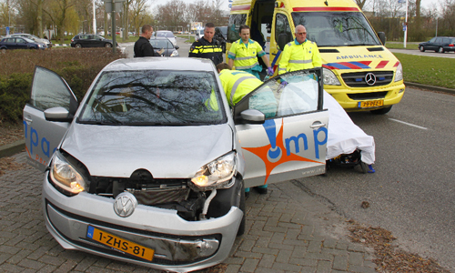 17 maart Gewonde bij aanrijding Hargalaan Schiedam