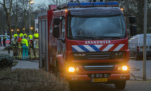 22 maart Flat ontruimd vanwege gaslucht Geert Grootelaan Vlaardingen