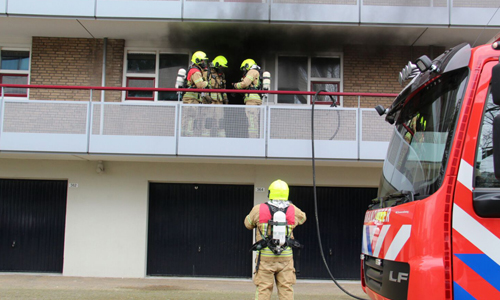 6 april Fikse brand in flatwoning Delflandseweg Schiedam