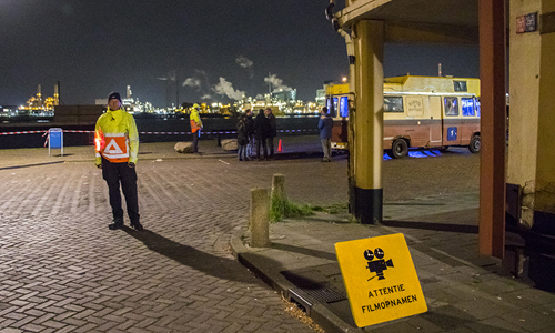 12 april Veel commotie over filmopnames Maasboulevard Vlaardingen
