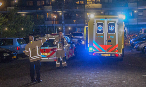 12 april Grote inzet hulpdiensten voor medische noodsituatie Bart Verhallenplein Schiedam