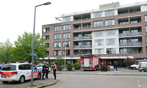 7 mei Waterleiding gesprongen in verzorgingstehuis Berberisweg Rotterdam