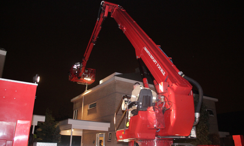 7 mei Brandweer opgeroepen voor schoorsteenbrand Westpolderstraat Schiedam