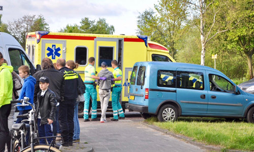 9 mei Aanrijding tussen auto en scooter Marnixlaan Vlaardingen