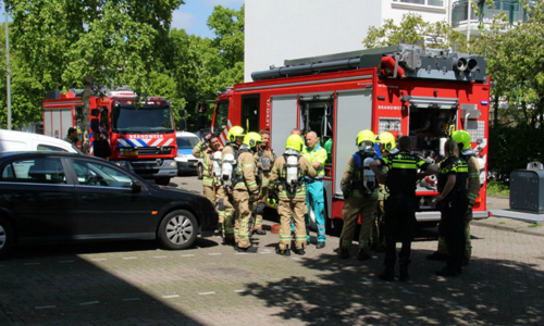 10 mei Brandweer rukt uit voor keukenbrand Tienhovenstraat Schiedam