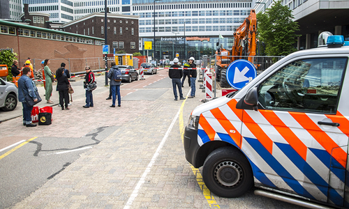 11 mei Erasmus MC deels ontruimd vanwege chemische lucht Rotterdam