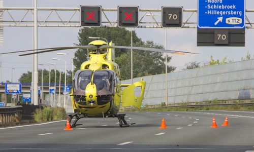 5 juni Ongeval met gewonde op de A20 Rotterdam