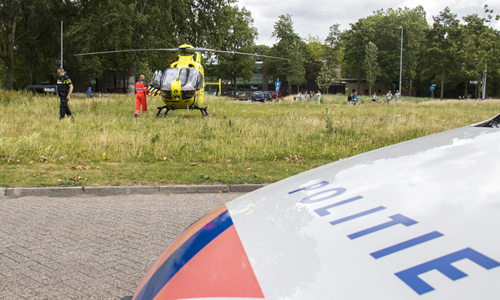 12 juni Inzet traumahelikopter voor medische noodsituatie Prinses Beatrixlaan Schiedam