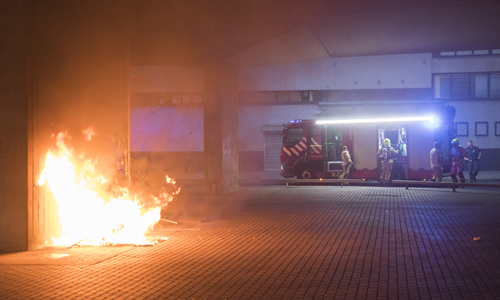 28 juni Afvalbrandje zorgt voor rook op de A20 Rotterdam