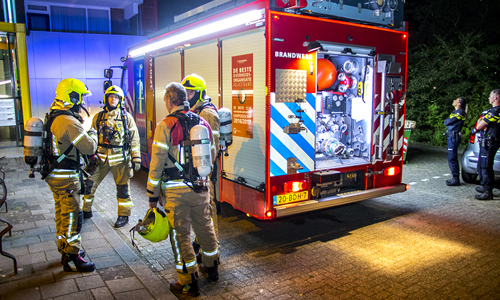 9 juli Brandweer rukt uit voor brand bij flat Albertine Agneslaan Vlaardingen