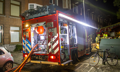4 augustus Zwaargewonde bij grote brand in woning De Savornin Lohmanlaan Rotterdam