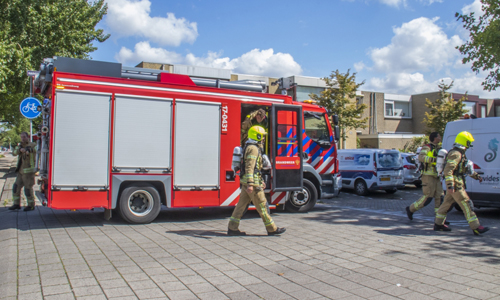 11 augustus Gaslek bij de Rabobank Zwaluwlaan Schiedam