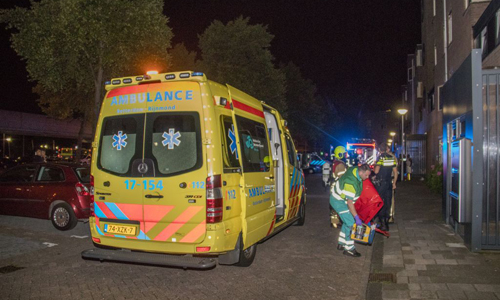 21 augustus Twee gewonden bij woningbrand Wolwever Spijkenisse