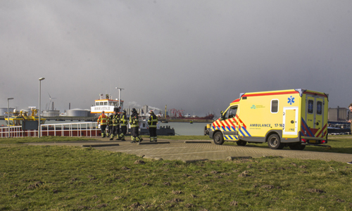 15 februari Dodelijk ongeval op schip Noordzeeweg Rozenburg