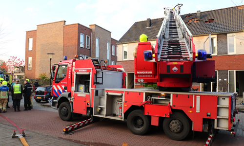 7 november Grote brand op zolder van woning Kastanjehout Barendrecht