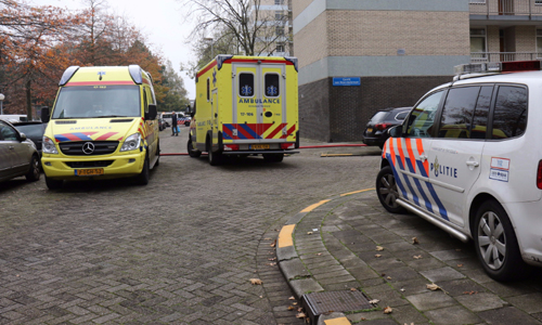 8 november Bewoners van balkon gered na grote brand Hendrick Staetsweg Rotterdam