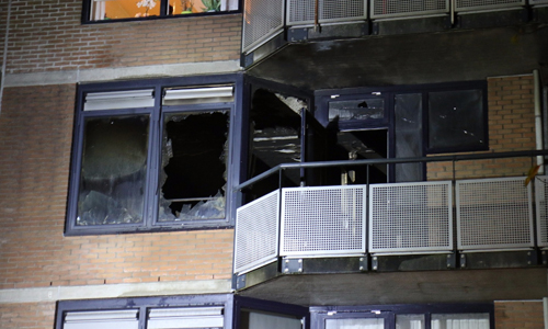 8 november Grote brand in verzorgingstehuis Weteringstraat Rotterdam