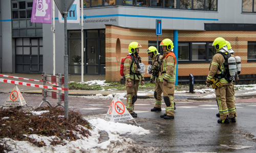 13 december Weg afgesloten na gaslek Arij Koplaan Vlaardingen