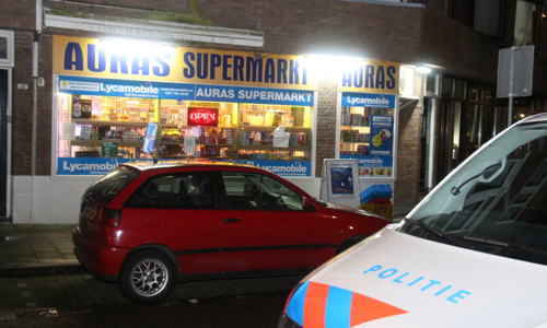 27 december Overval op supermarkt mislukt Swammerdamsingel Schiedam