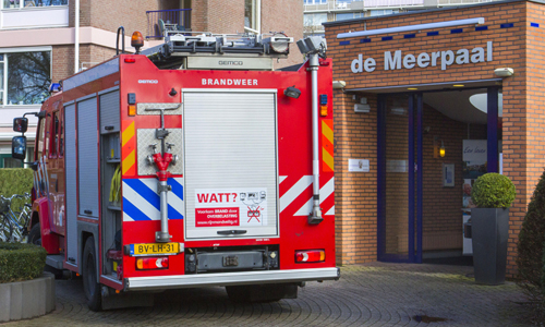 3 maart Twee lichtgewonden bij brand verzorgingstehuis Meerpaal Vlaardingen