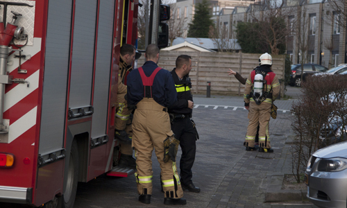 11 maart Gaslucht in woning De Velden Schiedam