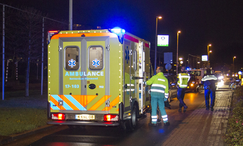 19 november Voetganger geschept door auto Haarlenlaan Schiedam