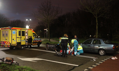 1 december Fietser gewond na aanrijding met auto Industrieweg Vlaardingen