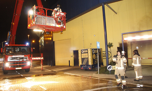 6 oktober Middelbrand bij Allsafe Mini Opslag Schiedam