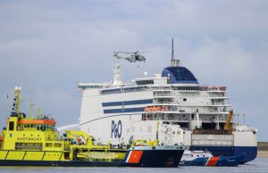 Massa-evacuatie van P&O ferry bij ‘Livex’ Hoek van Holland VIDEO