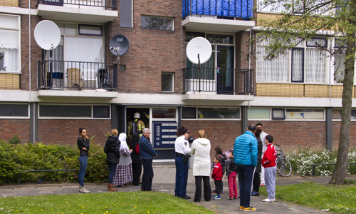21 april Bewoonster schat gevaarlijke situatie goed in Schiedam