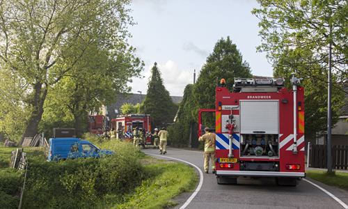 14 mei Brand in oude boerderij Rotterdam