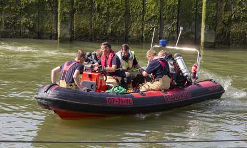 18 juli Zwemmer verdronken in de Heysehaven Rotterdam