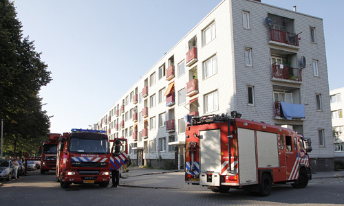 4 augustus Brand in keuken van woning Rotterdam