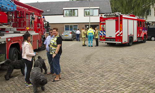 25 augustus 3 licht gewonden bij brand in yogacentrum Schiedam