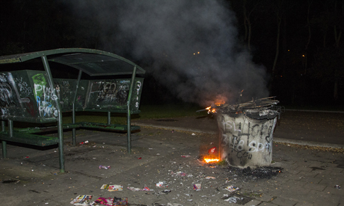 20 oktober Fietsen in brand gestoken Schiedam