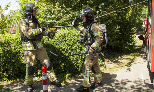 30 juni Klein brandje in tuinhuisje Schiedam