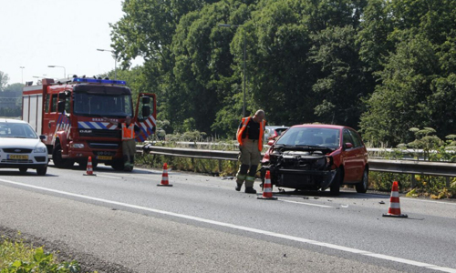 30 juni Veel schade bij ongeval A20 Vlaardingen