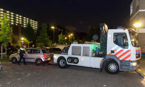 6 juli Betrokken auto schietpartij aangetroffen Vlaardingen