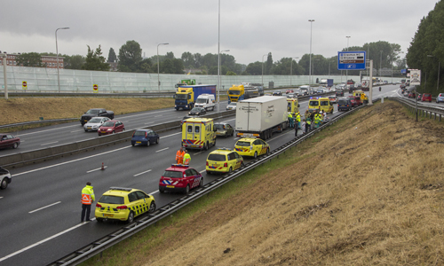 13 juli 8 gewonden na ernstig ongeval A20 Rotterdam