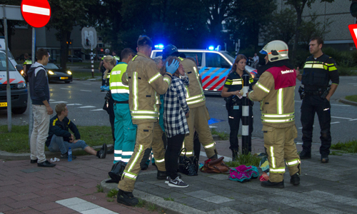 20 juli 5 gewonden na flinke aanrijding Vlaardingen
