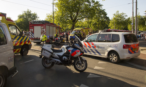 8 augustus Fietser zwaargewond na aanrijding Rotterdam