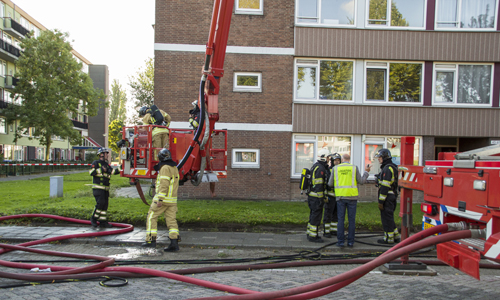 11 september Konijn overleden bij Grote brand Toscalaan Rotterdam