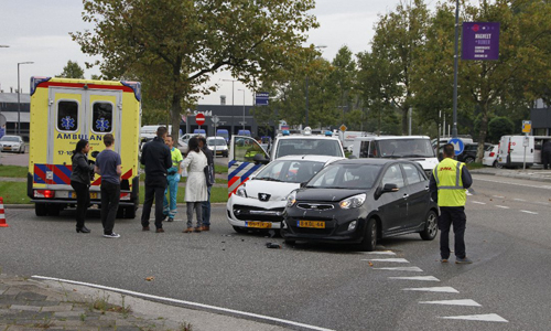 5 oktober Gewonde bij aanrijding ’s Gravelandseweg Schiedam