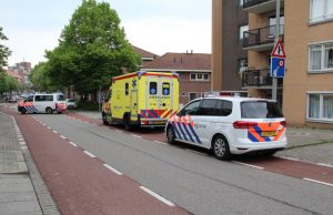Inzet traumahelikopter bij medische noodsituatie Nieuwe Maasstraat Schiedam