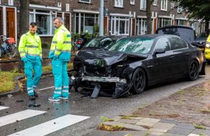 Forse schade na kop-staart botsing Burgemeester Knappertlaan Schiedam