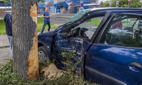 19 mei Gewonde bij eenzijdig ongeval Mozartlaan Schiedam